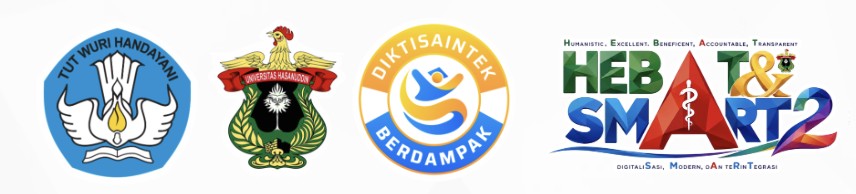 Kemdiktisaintek · Universitas Hasanuddin · Hebat & Smart